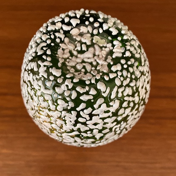 VTG Hand Blown Splatter Glass Vase - Picture 5 of 9